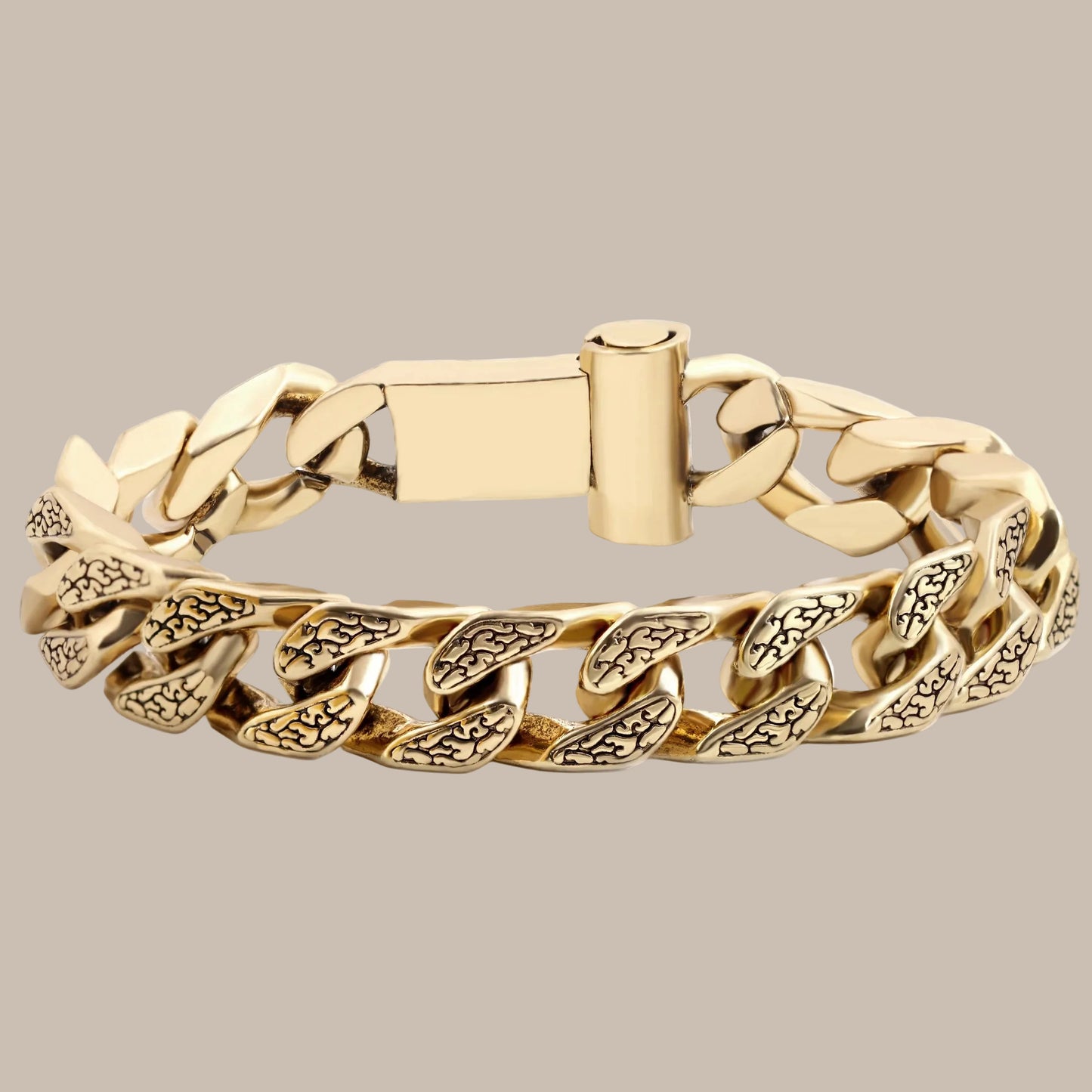 Full Rhinestone Prong Cuban Link Bracelet