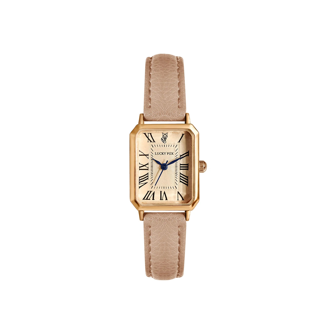 Square Leather Strap Watch