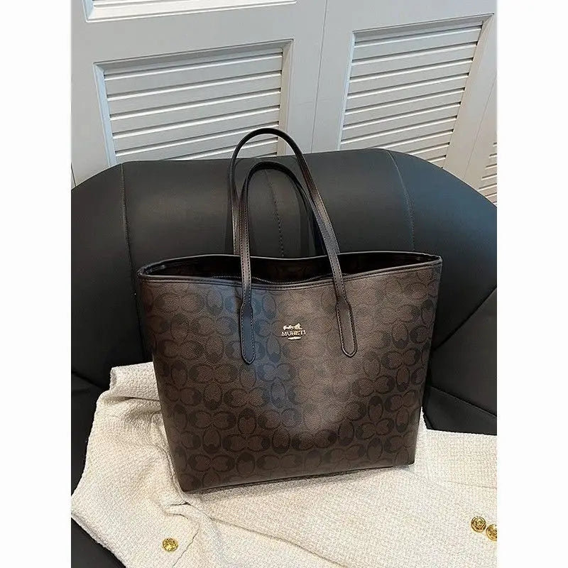 Classic Medium PU Tote Bag