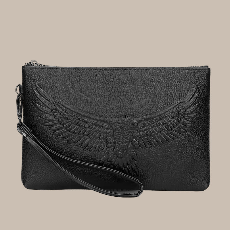 Eagle Emboss Long Wallet
