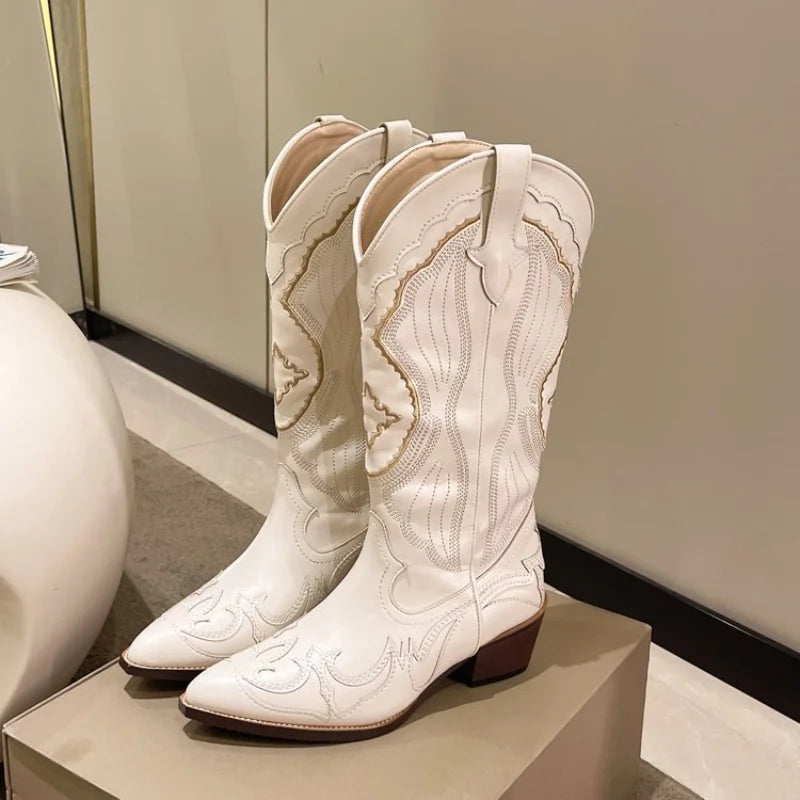 Embroidered Cowboy Boots