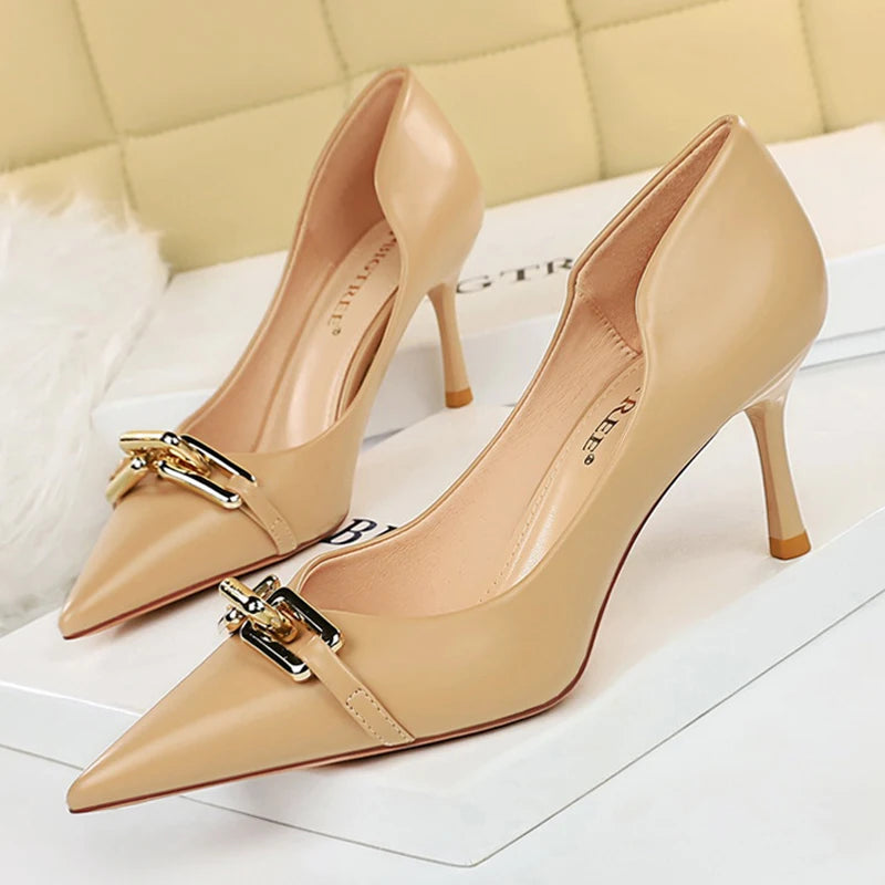 Pointed Stiletto Banquet Shoes