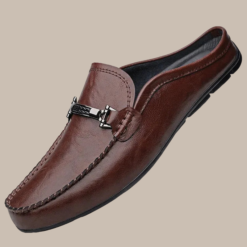 Men’s Metal Buckle Loafers
