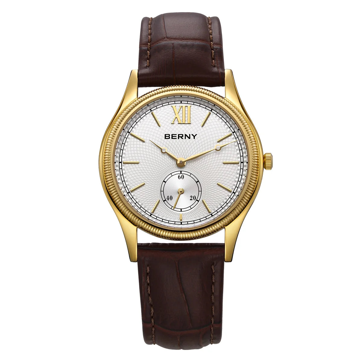Classic Leather Strap Watch