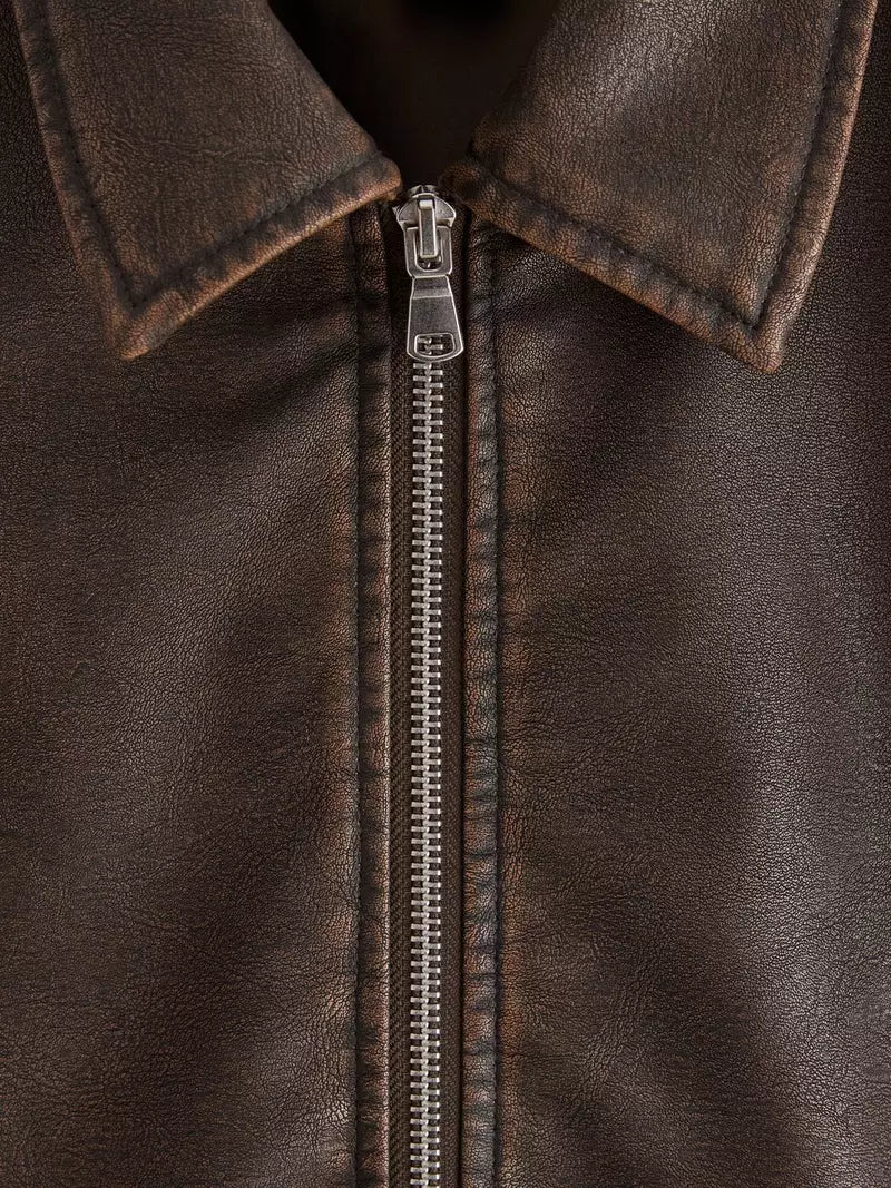 Faux Leather Jacket – Timeless Style