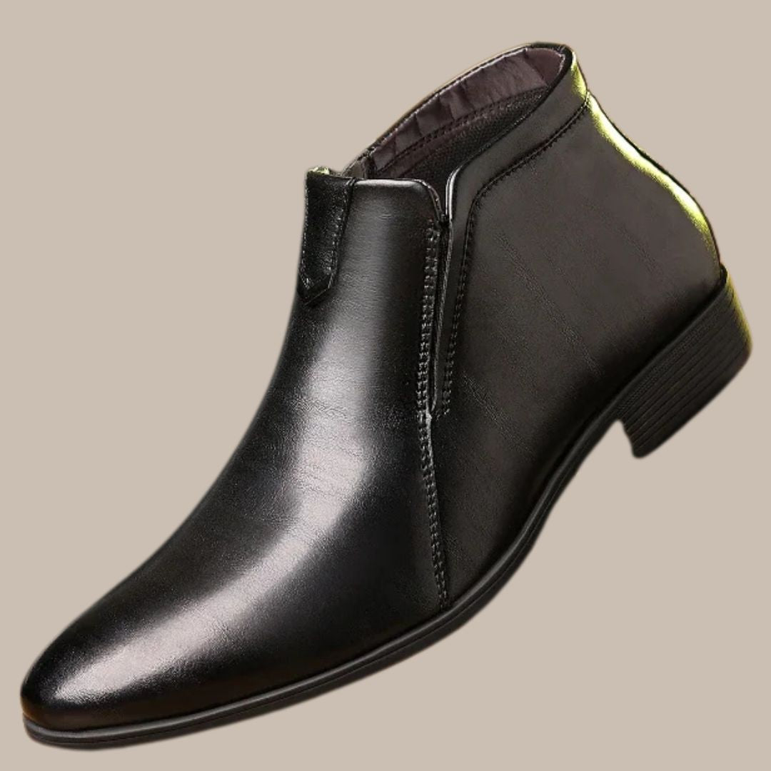 Men's Retro Zipper Ankle Boots