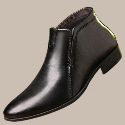 Men's Retro Zipper Ankle Boots
