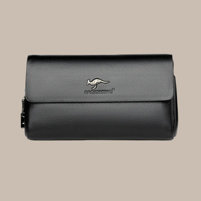 Buckle Zipper Clutch Bag