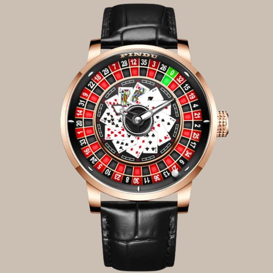 Men’s Luxury Poker Dial Watch
