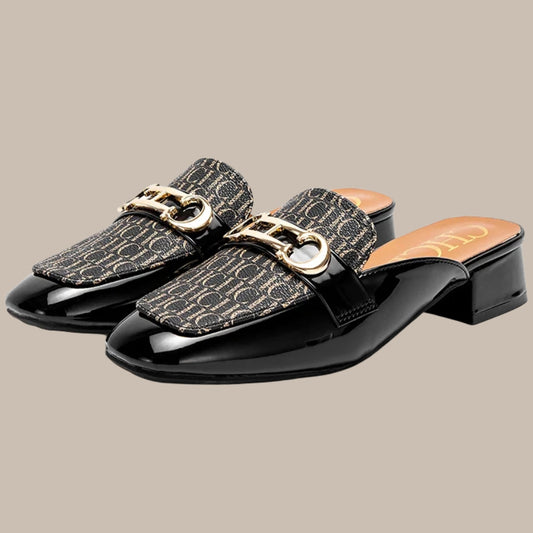 Buckle Mules for Women
