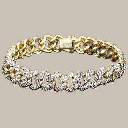 8mm Iced-Out Zircon Tennis Bracelet