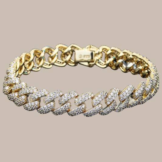 8mm Iced-Out Zircon Tennis Bracelet