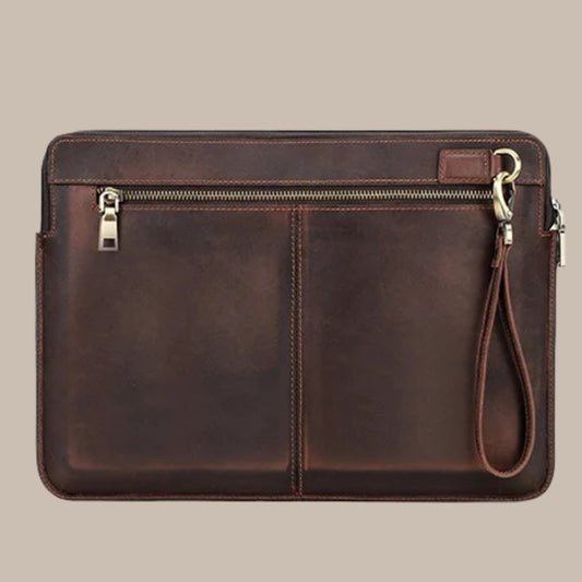Luxury Crazy Horse Laptop Bag