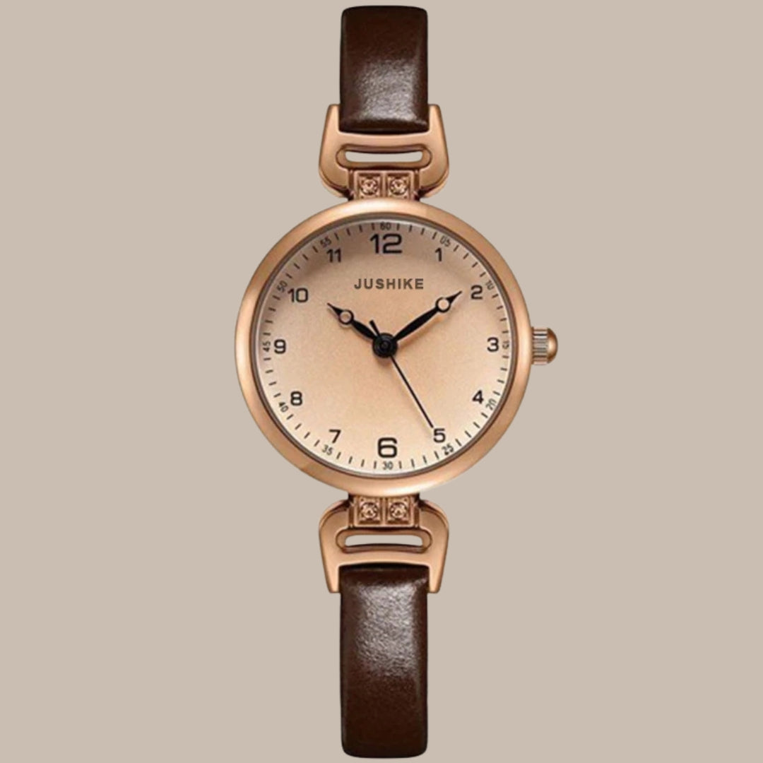 Thin Retro Quartz Wristwatch