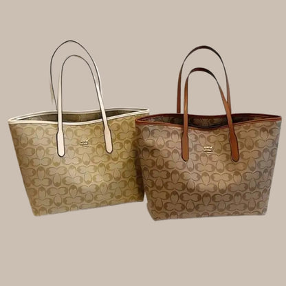 Classic Medium PU Tote Bag