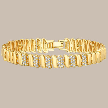 14K Gold Chunky Paperclip Chain Bracelet