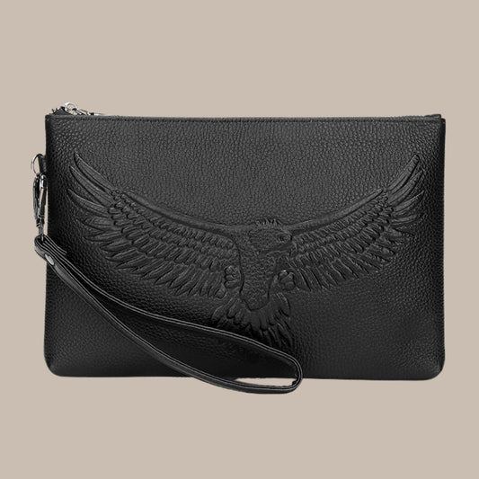Eagle Emboss Long Wallet
