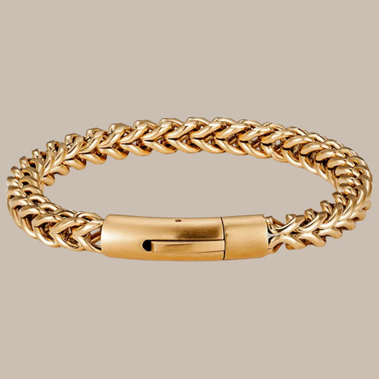 Vintage Punk Stainless Steel Curb Chain Bracelet