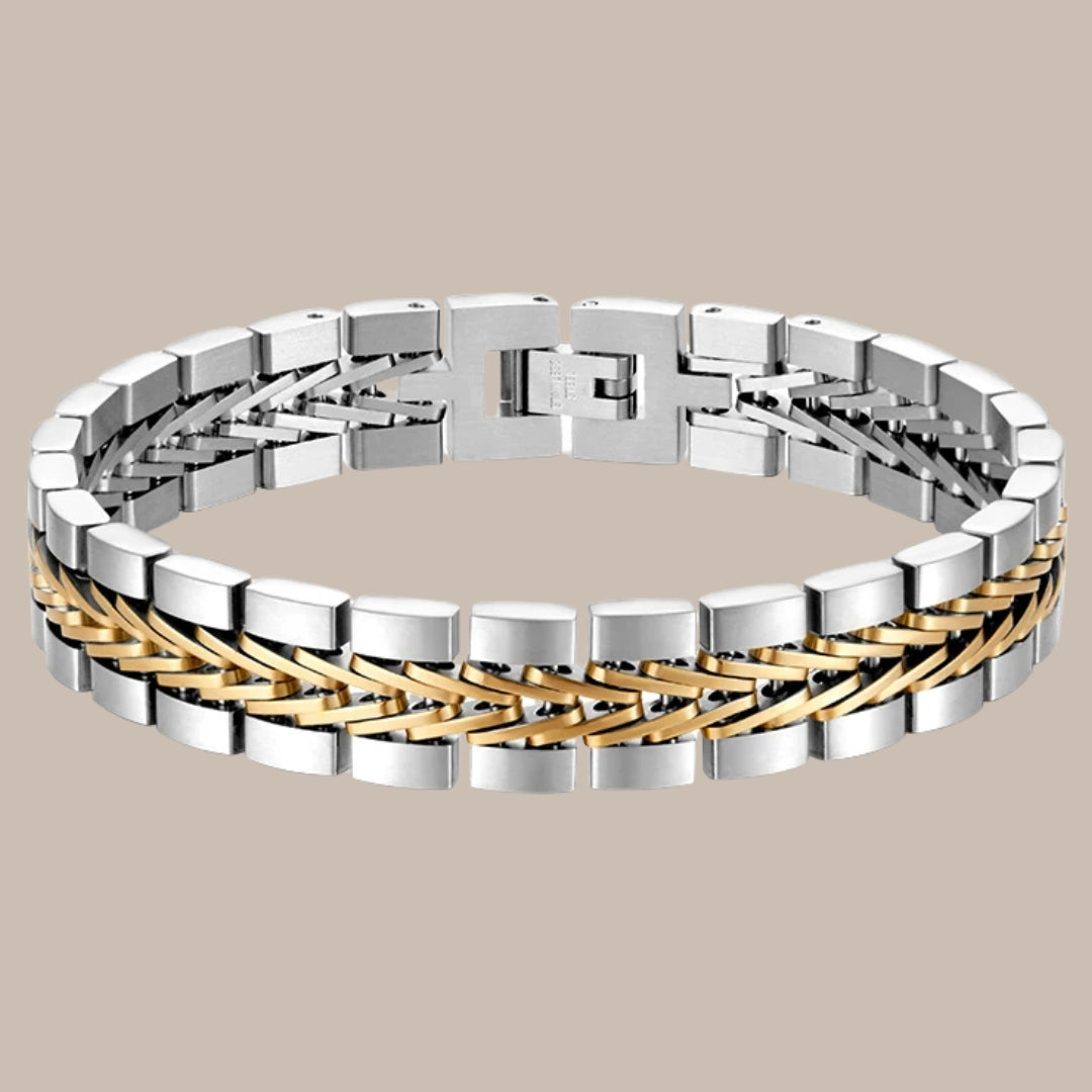 Gold-Plated Cuban Toggle Bracelet