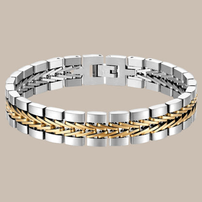 Gold-Plated Cuban Toggle Bracelet