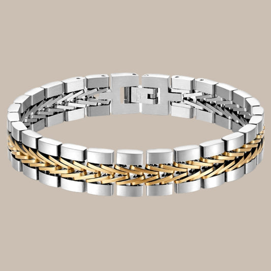 Gold-Plated Cuban Toggle Bracelet
