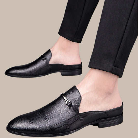 Men’s Leather Slip-On Flats