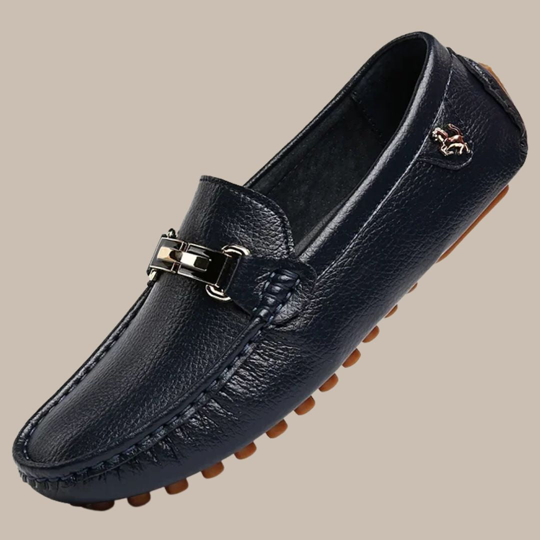 Men's Handmade PU Leather Driving Loafers