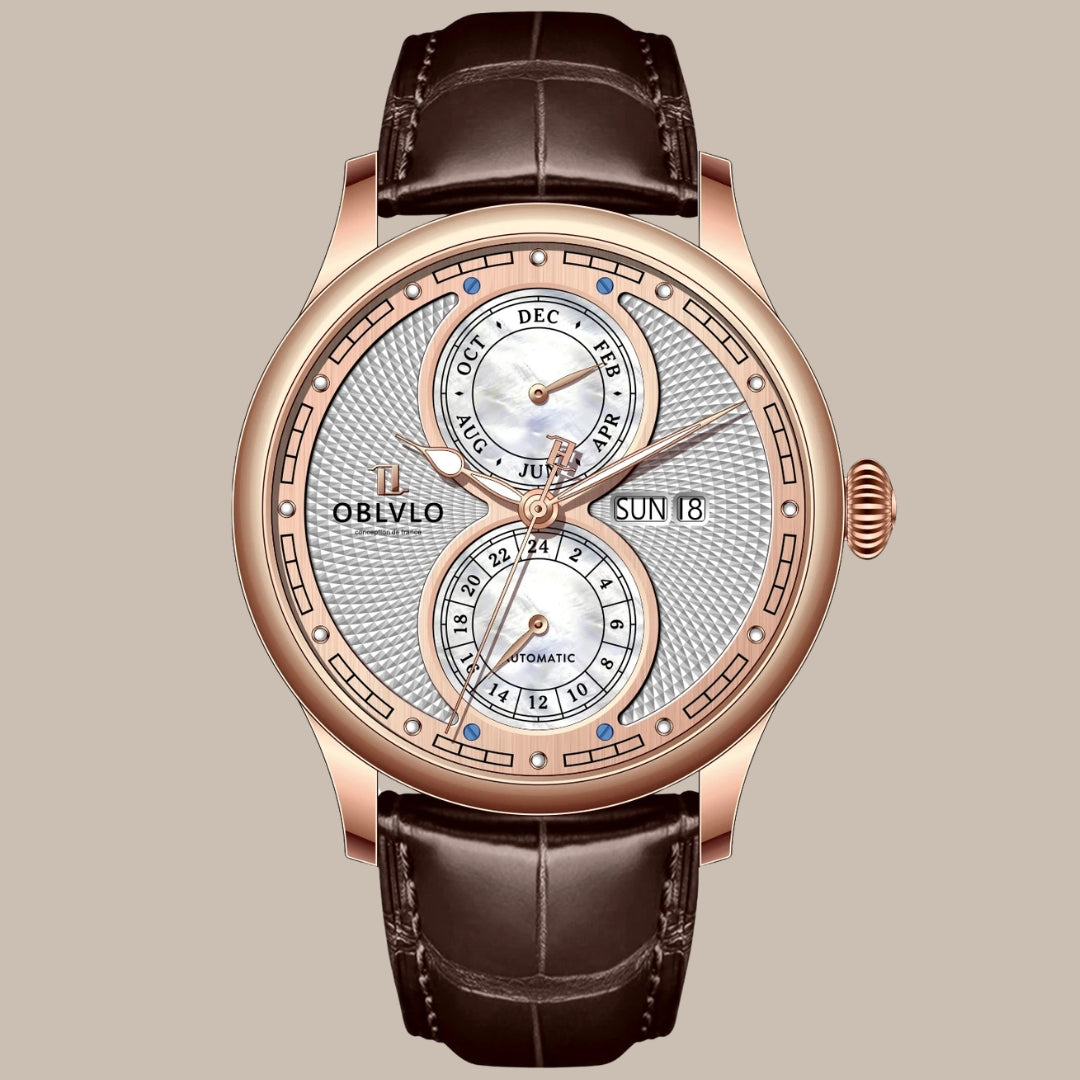 Blue Leather Strap Automatic