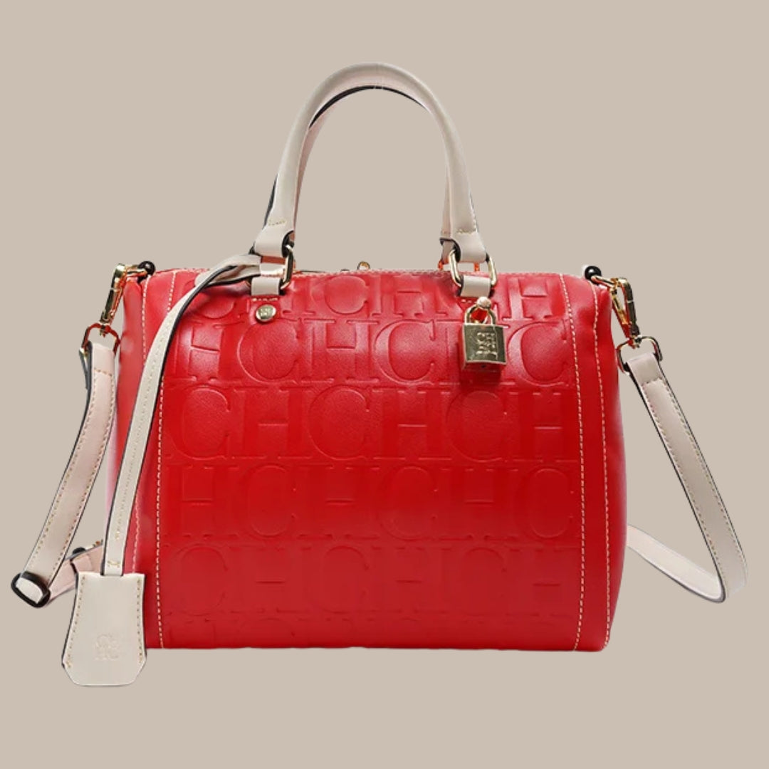 PU Material Lock Design Bag