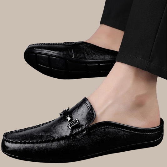 Men’s Metal Buckle Loafers