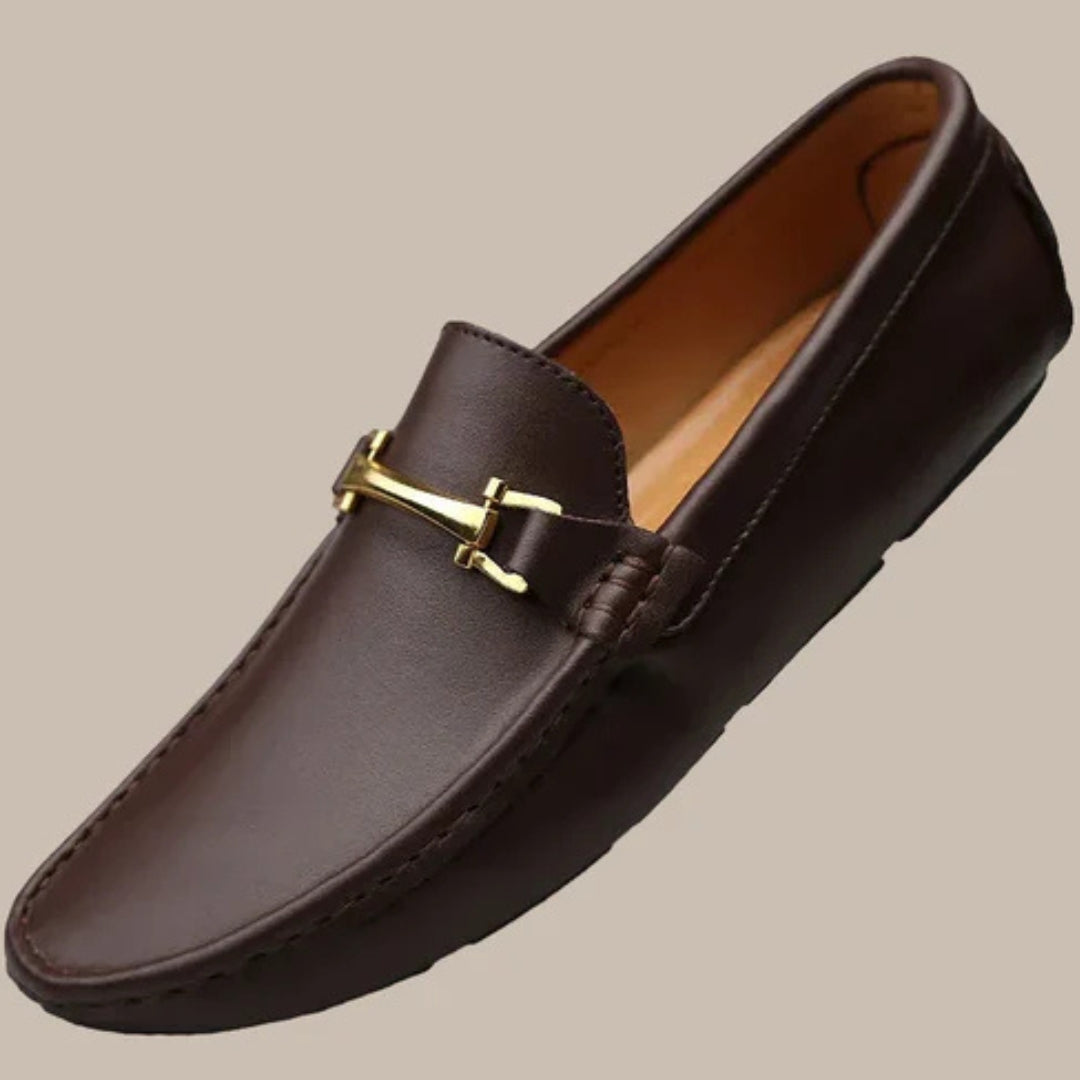 Business Leather Flats for Men
