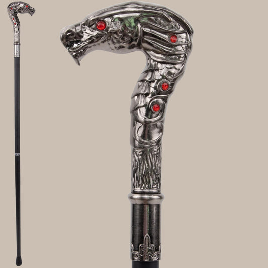 Silver Luxury Walking Stick