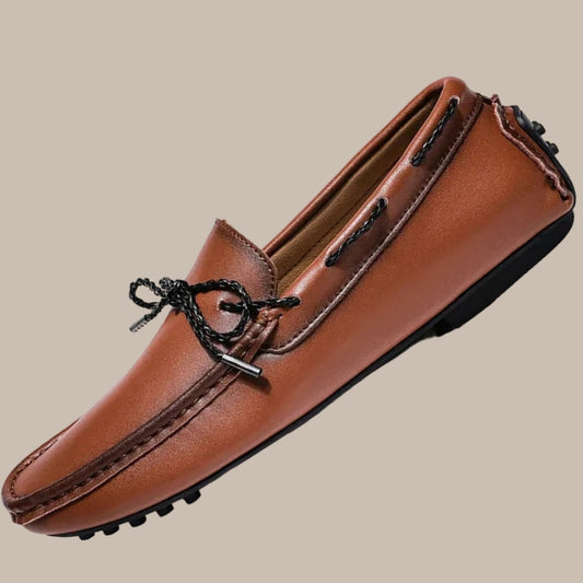 Croc Leather Loafers