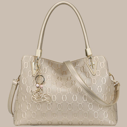 Split Leather Shoulder Bag