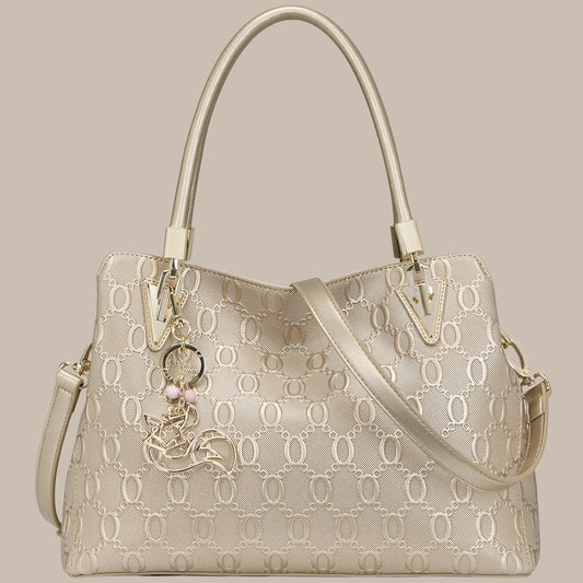 Split Leather Shoulder Bag