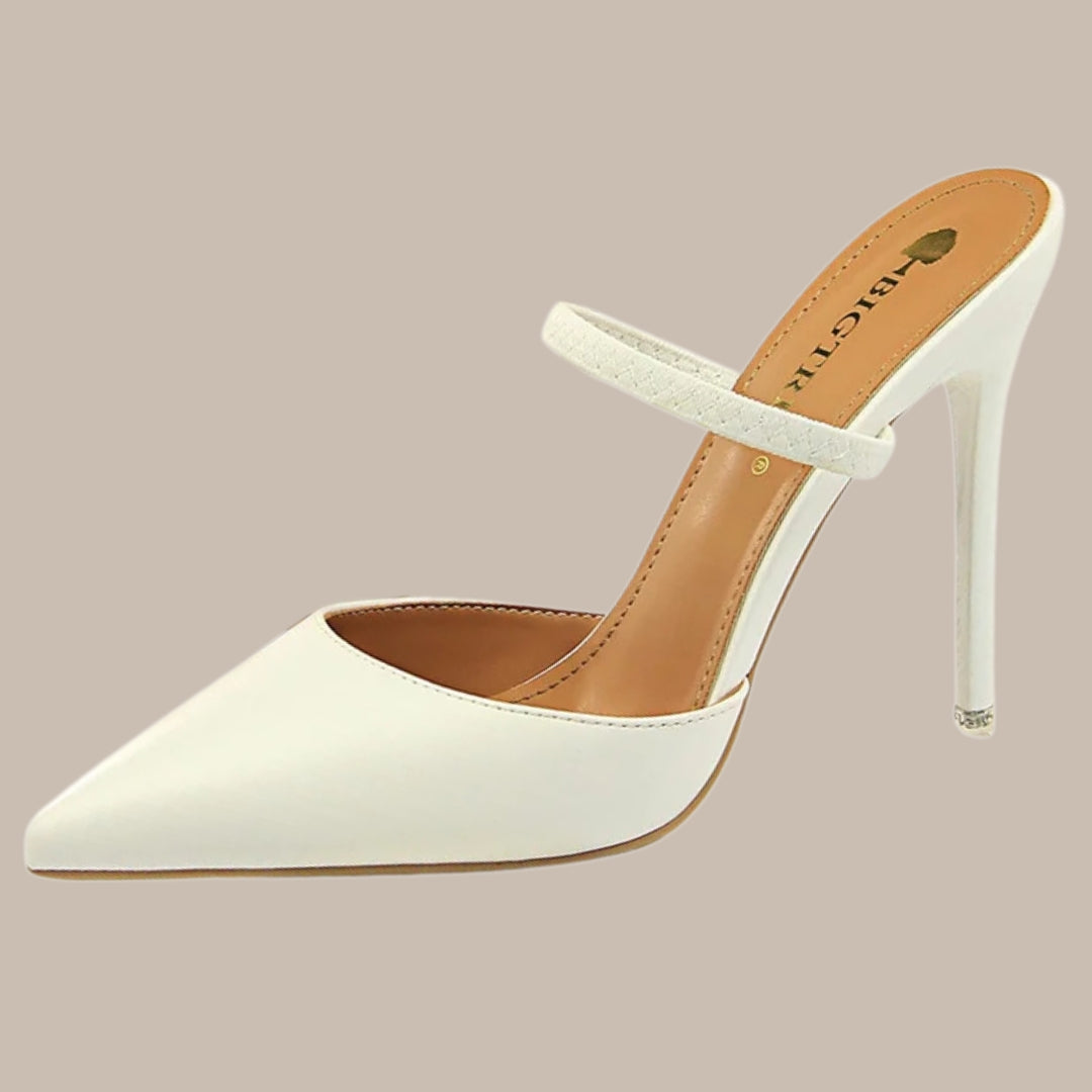PU Leather Stiletto Pumps