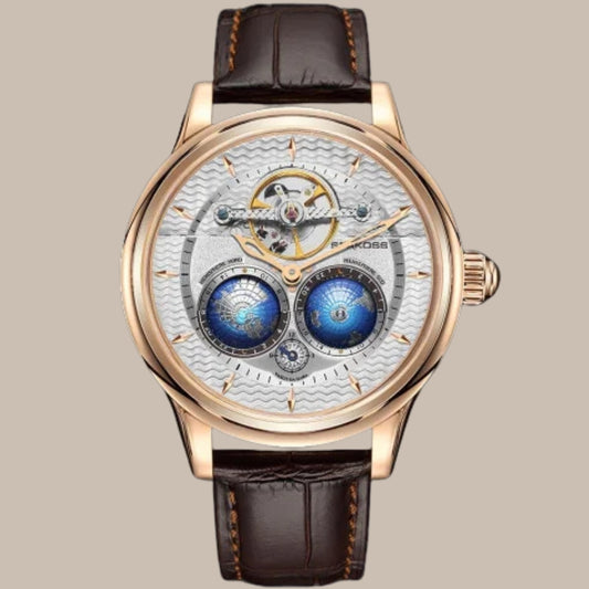 Double Earth World Time Watch