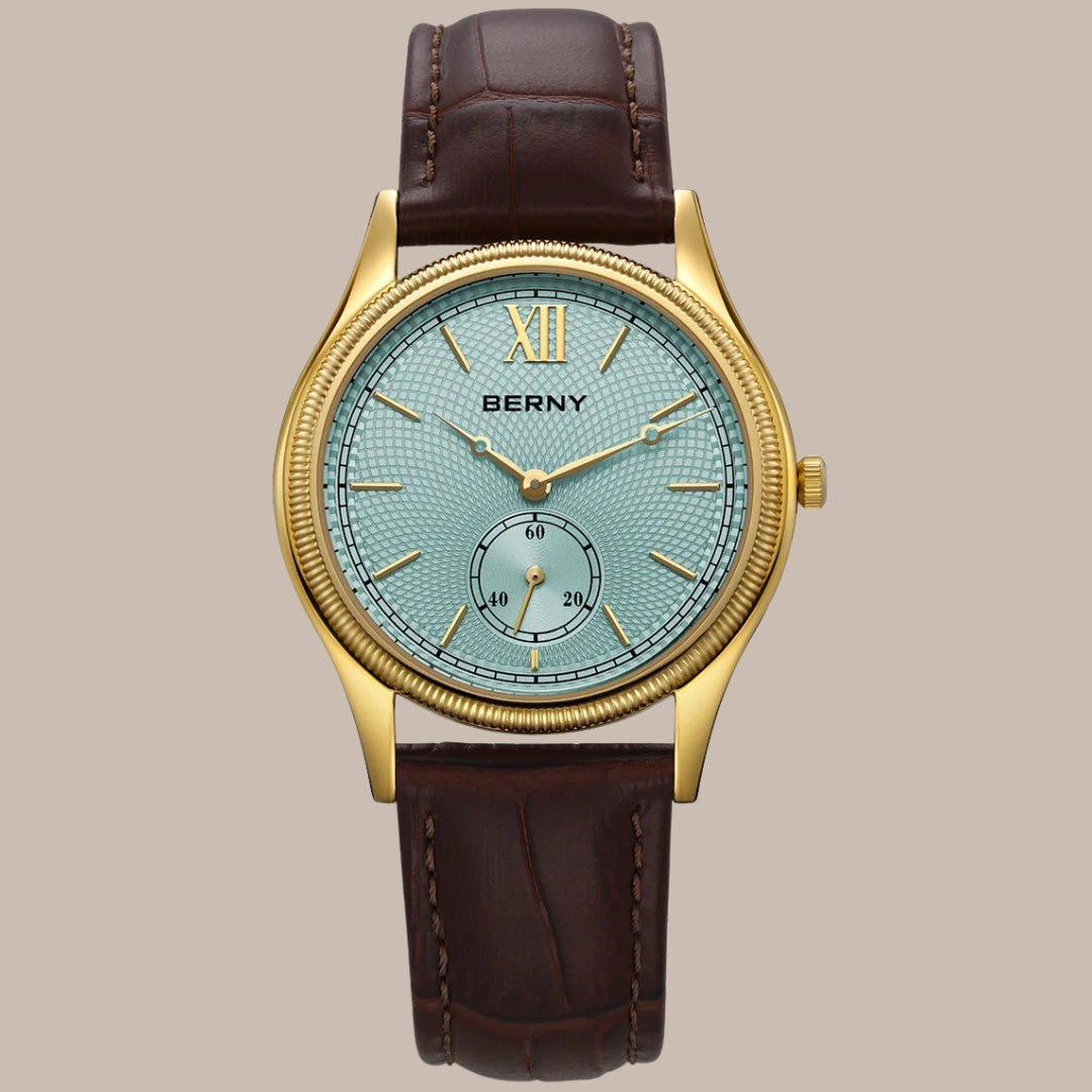 Classic Leather Strap Watch