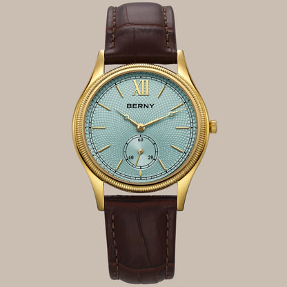 Classic Leather Strap Watch