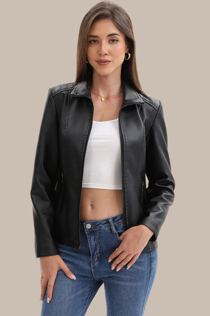 Women’s Brown Leather Jacket