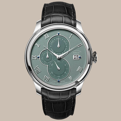 50M Waterproof Leather Watch