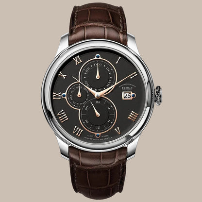 50M Waterproof Leather Watch