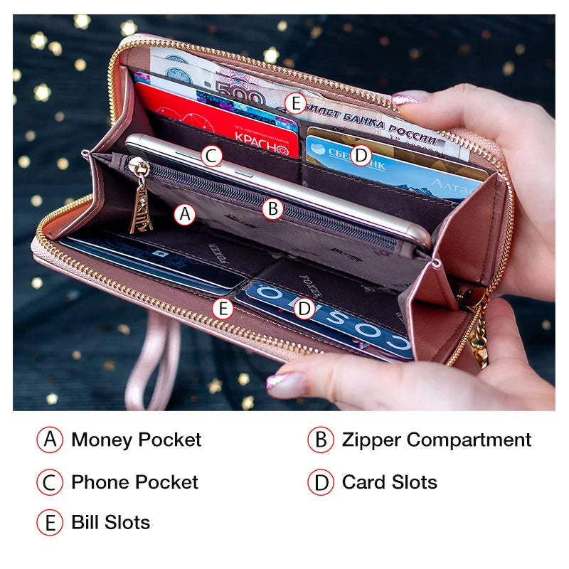 Women’s Long Clutch Purse