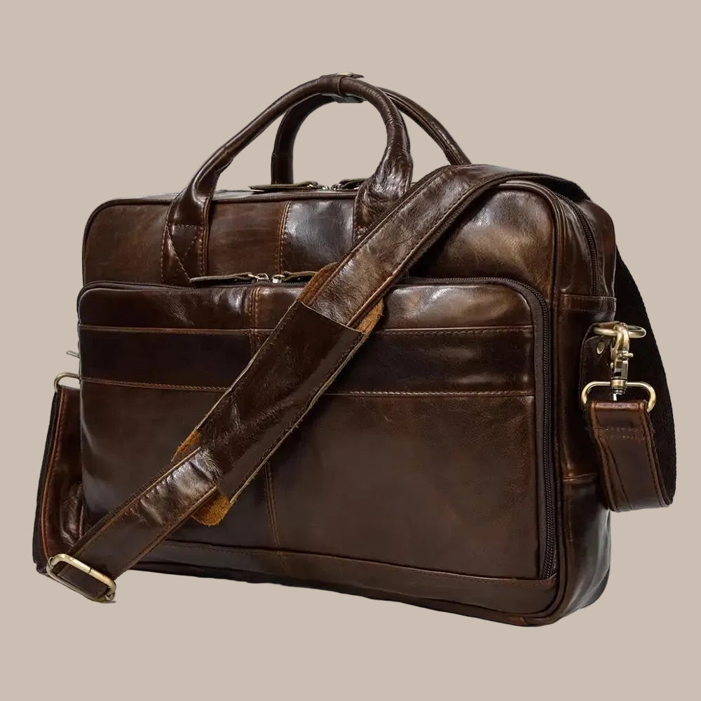 Cowhide Business Bag