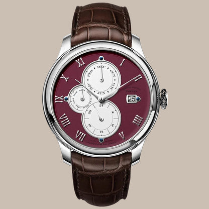 50M Waterproof Leather Watch