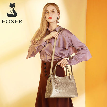Split Leather Shoulder Bag
