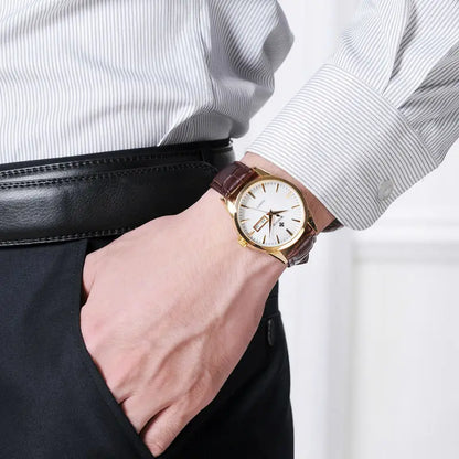 Classic Leather Men’s Watch