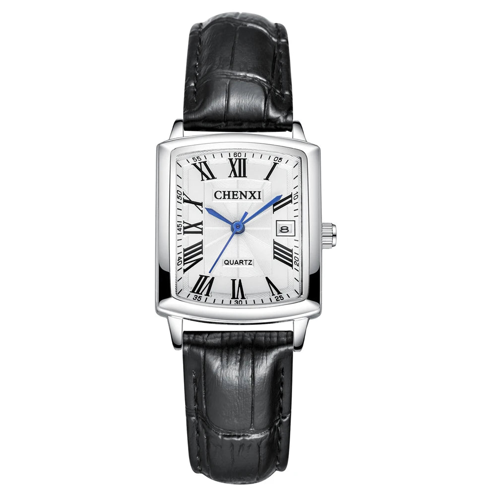 Leather Strap Quartz Watch