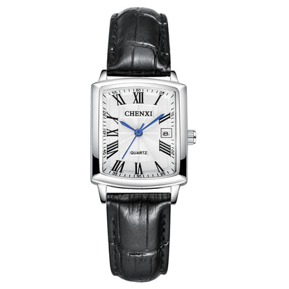 Leather Strap Quartz Watch
