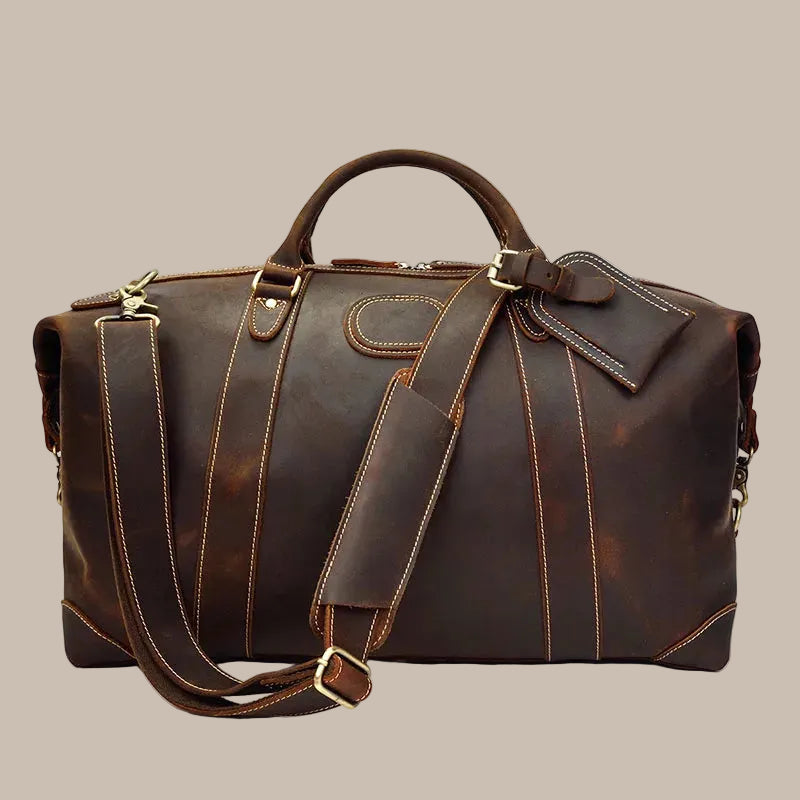 Big Capacity Leather Duffle